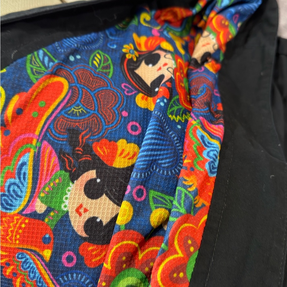 Lola Black Coat with Vibrant Embroidery - Picture 6 of 9